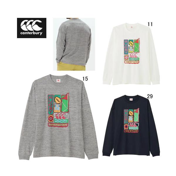 【Fabric】本体：コットン100％環境に配慮した程よい肉厚感のオーガニックコットンを使用したロングスリーブTシャツです。 カンタベリーブランドのルーツであるラグビーをテーマとしたオリジナルグラフィックで表現しています。ホームページにてご...