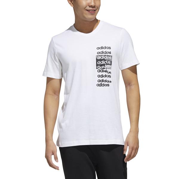 Adidas アディダス M グラフィックtシャツ Gvb64 Fm6234 メンズスポーツウェア 半袖機能tシャツ メンズ ホワイト ブラック セール スポーツオーソリティ Paypayモール店 通販 Paypayモール