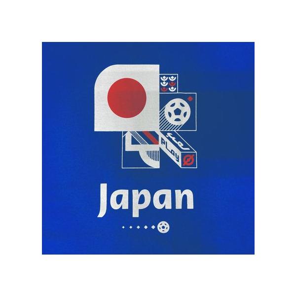 FIFA World Cup Qatar 2022 公式ライセンス商品Tシャツ（JAPAN）XLサイズ サッカー ワールドカップ XL BLU MS22584