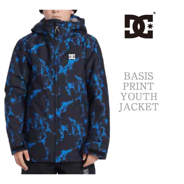 【新品】24-25 DC BASIS PRINT YOUTH 160サイズ DC SHOES（ディーシーシューズ） スノーボード ウェア ジャケット