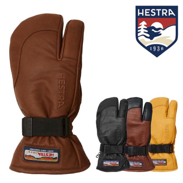 スキー・スノーボードアクセサリー HESTRA LEATHER WOOL スノーボード グローブ ヘストラ HESTRA 3-FINGER GTX FULL LEATHER