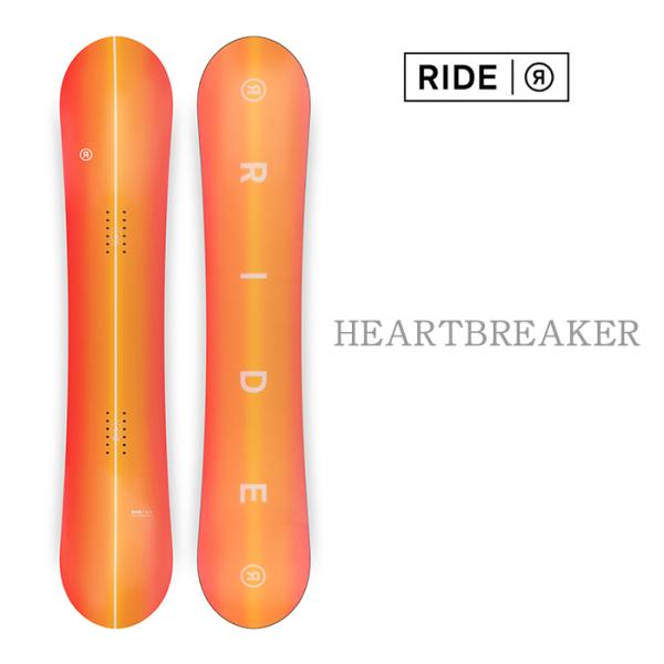 スノーボード 板 ライド RIDE HEARTBREAKER ハートブレイカー レディース 24-25 スノボ 日本正規品