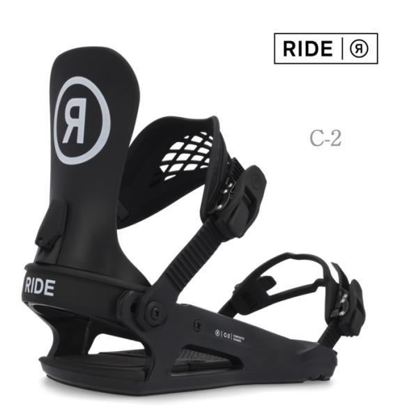 爆買 日本正規品 スノーボード ビンディング ライド RIDE C-2 Black ブラック バインディング メンズ 24-25