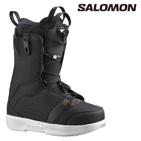 日本正規品 スノーボード ブーツ サロモン SALOMON PEARL Black White Gold パール レディース 25-26
