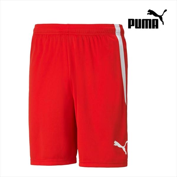 Puma サイン入りレッドジャージとショーツ PUMA（プーマ） お取り寄せ TEAMLIGA ゲームパンツ ジュニア プーマ