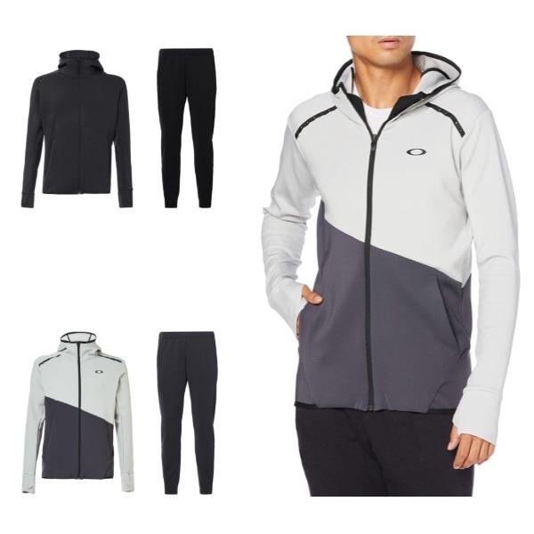 商店 新品 OAKLEYオークリー クロスジャージ薄手 上下セット ネイビー