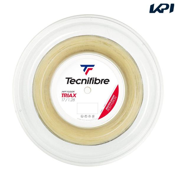 テクニファイバー Tecnifibre テニスガット・ストリング  TRIAX 1.28mm トライアックス ロール200m TFR310 TFSR301