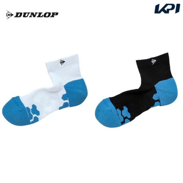 「最短当日出荷」ダンロップ DUNLOP テニスアクセサリー メンズ   厚手ハーフソックス TPO-6451
