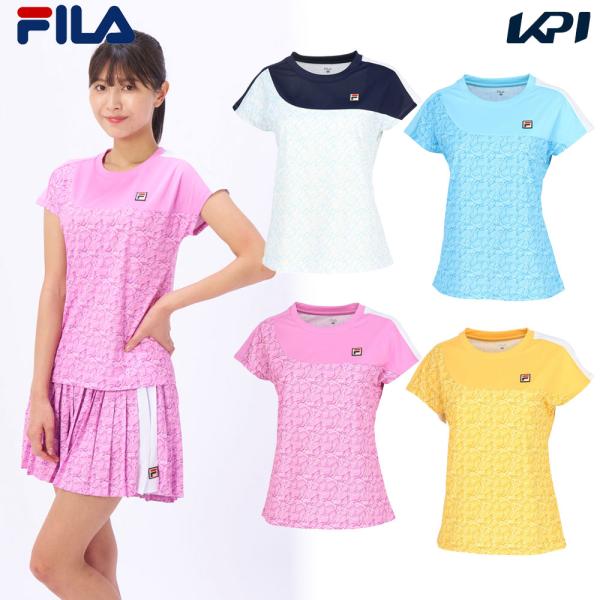 「最短当日出荷」フィラ FILA テニスウェア レディース   ゲームシャツ VL2827 2024SS