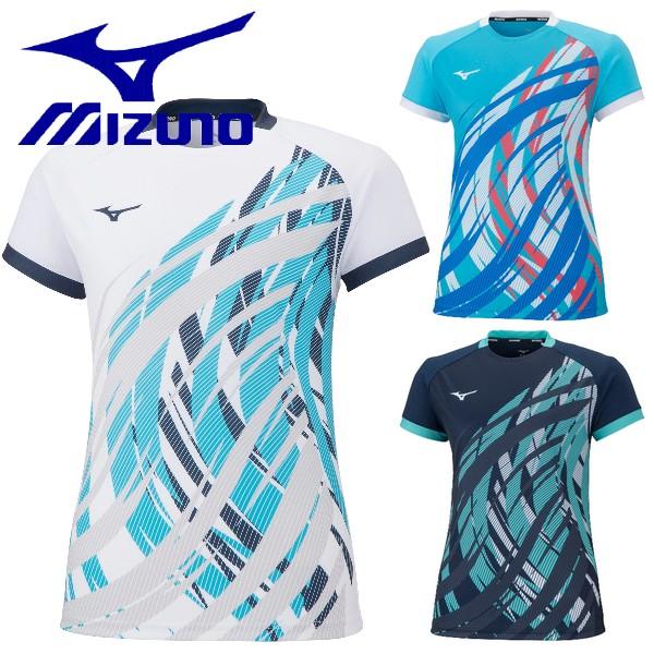 MIZUNO（ミズノ） レディース ゲームシャツ ユニホーム 半袖 上 テニス