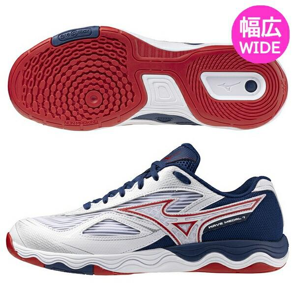 MIZUNO（ミズノ） 卓球 シューズ ウェーブメダル 7 ワイド 3E 幅広 