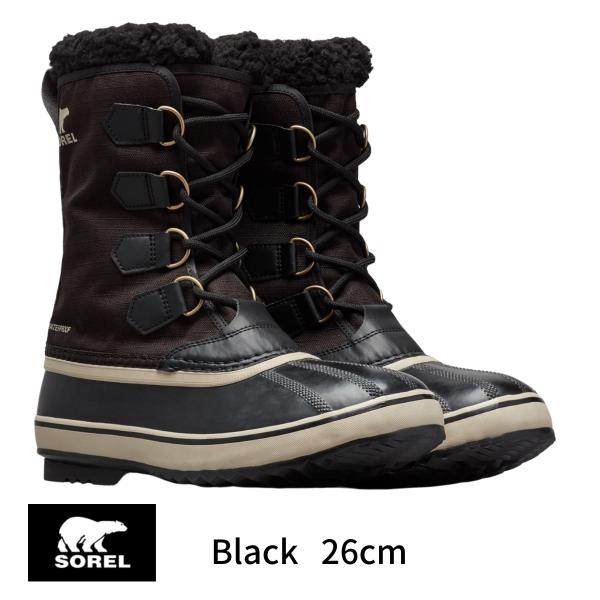 ソレル メンズ 26cm 1964パックナイロン Black ブラック 黒 ソレル メンズ 26cm 1964パックナイロン Black ブラック 黒