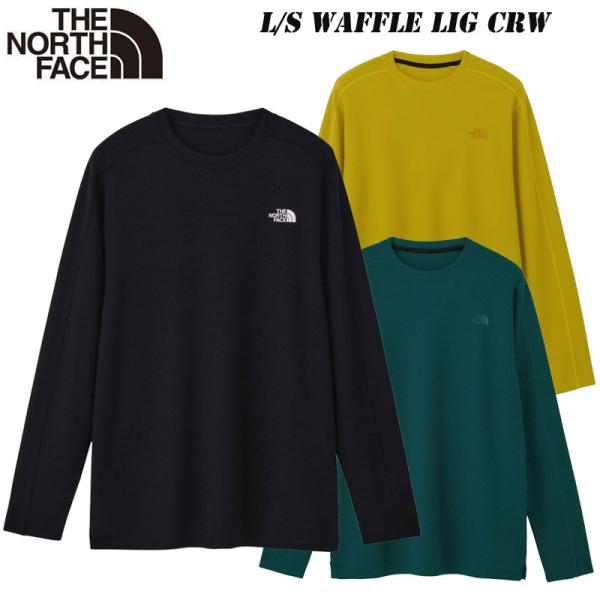 2026 秋冬 NEW ザ・ノース・フェイス ロングスリーブワッフルライトクルー（ユニセックス） NT82684 THE NORTH FACE L/S WAFFLE LIGHT CREW 長袖 UV 抗菌防臭