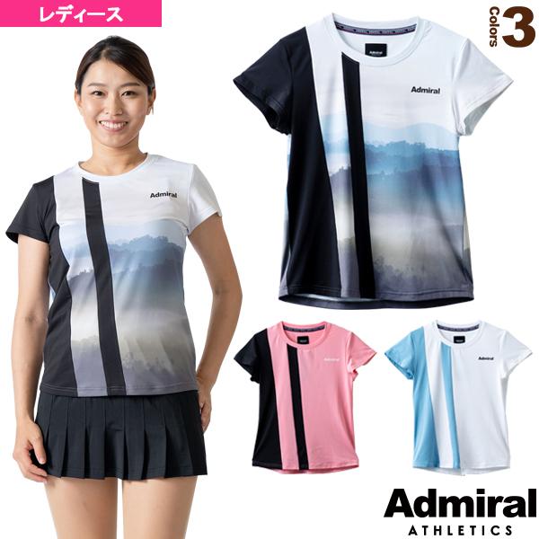 アドミラル(Admiral) テニス・バドミントンウェア（レディース） アシンメトリーラインTシャツ／レディース（ATLA125）
