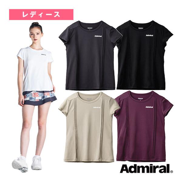 アドミラル ホワイト ピンタックフレアスリーブ Tシャツ ATLA437 S ピンタックフレアスリーブTEE ATLA437 – ADMIRAL