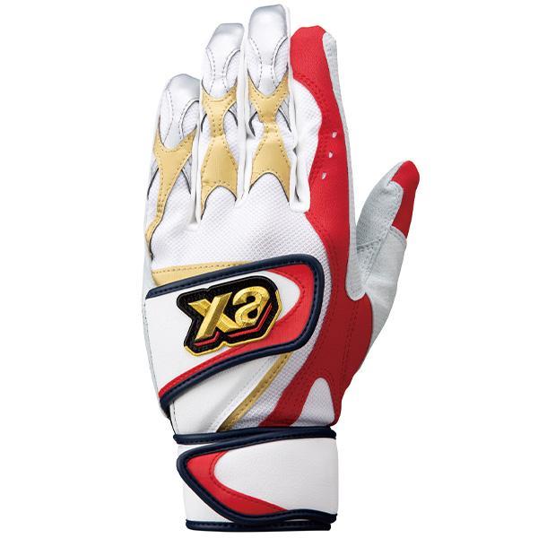 広島東洋カープ #37 松山竜平 選手 実使用バッティンググローブ ザナックス ZANAX バッティング手袋 サイズL 両手用 ロングベルト 松山
