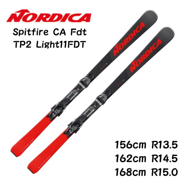 ノルディカ DOBERMANN SPITFIRE CA 168cm NORDICA ノルディカ スキー板 スピットファイア Spitfire CA FDT
