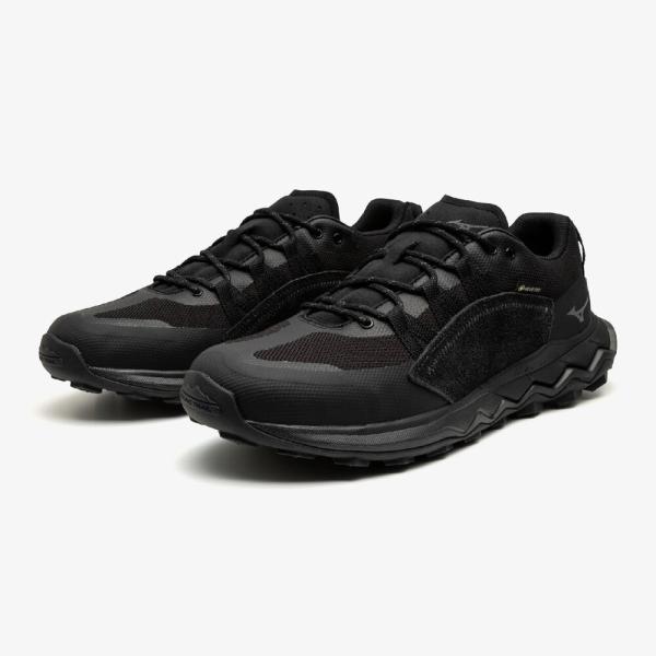 ミズノ ウエーブヌー GTX メンズ ブラック ウォーキングシューズ B1GA250209 MIZUNO（ミズノ） ウエーブヌー GTX メンズ ブラック ウォーキング
