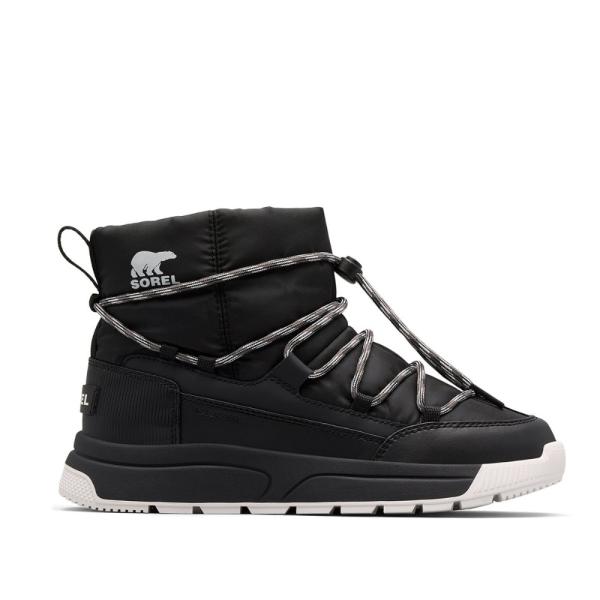 未使用⭐️SOREL ソレル 25cm グレイシー ムートンブーツ ブラック SOREL（ソレル） スノーブーツ レディース ウィットニー3 スリッポン