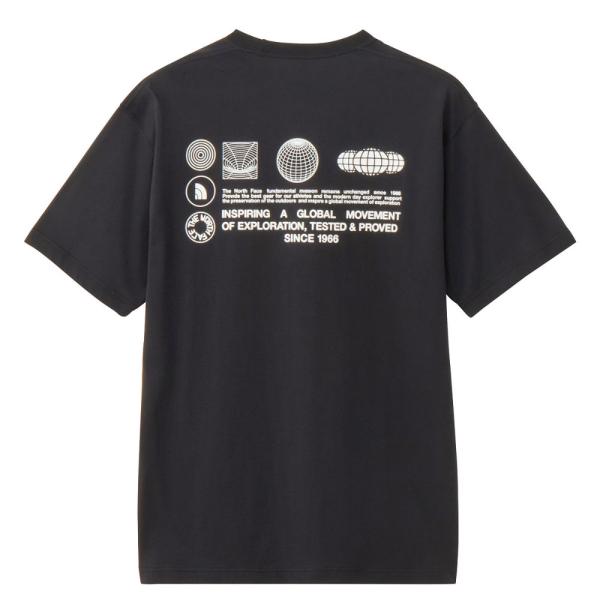 ノースフェイス Tシャツ メンズ 半袖 ショートスリーブフラッシュドライグローブグリッドコットンティー NT32550-K THE NORTH FACE