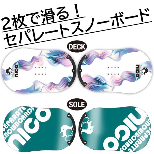 【スタンダードモデル】2枚で一つの弧を描けるようサイドカーブを持たせたひょうたん型。コンタクトレングスを長めに設定し、通常のスノーボード により近いことで、カービングがスムーズに行え、最も軽いモデルなので履き疲れしにくいです。初心者でも扱い...