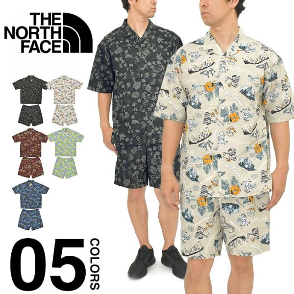The North Faceアロハシャツ ヒョウ柄上下セット130 cm The North Faceアロハシャツ ヒョウ柄上下セット130 cm The