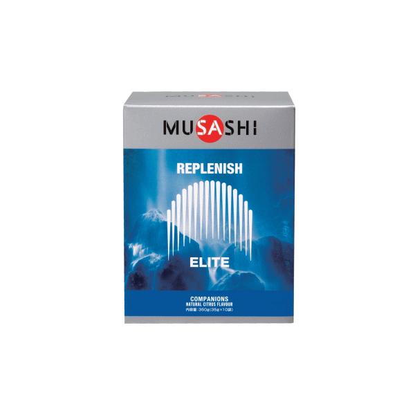 MUSASHI REPLENISH リプレニッシュ 35g×10袋入 ムサシ エネルギー補給 水分補給 エネルギー補給 リカバリー 多機能ドリンク【１点までメール便OK】