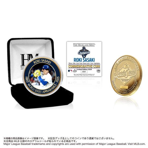 予約】MLB ドジャース 佐々木朗希 ワールドシリーズ 2025 優勝記念