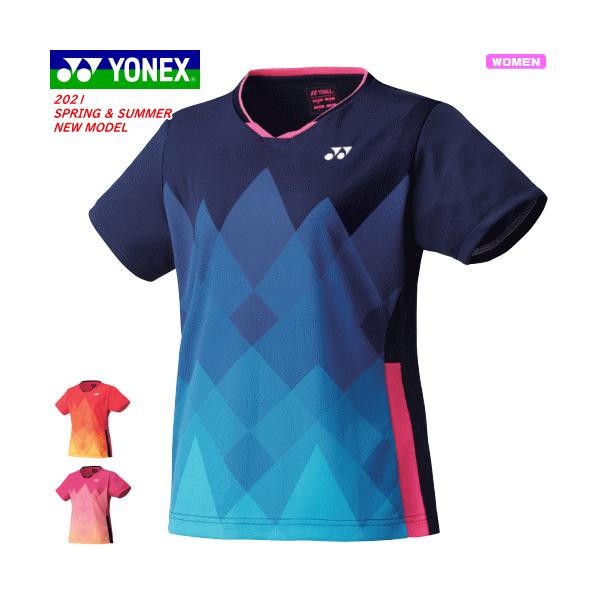 Yonex ヨネックス バドミントン ウェア ゲームシャツ ユニホーム 半袖シャツ 621 レディース 1枚までメール便ok 621 バレーボール館 通販 Yahoo ショッピング