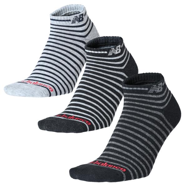 newbalance ニューバランス 3足組ソックス ショートレングス3Pソックス 靴下 ユニセックス 男女兼用 LAS55636 1個までメール便OK