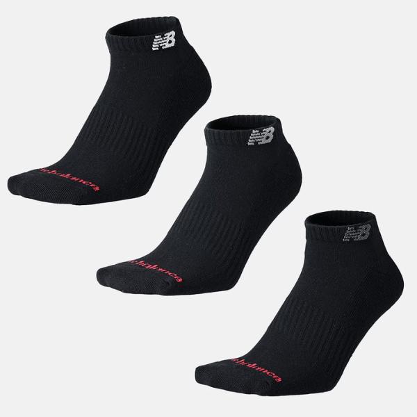 newbalance ニューバランス 3足組ソックス ショートレングス3Pソックス 靴下 ユニセックス 男女兼用 LAS55636 1個までメール便OK