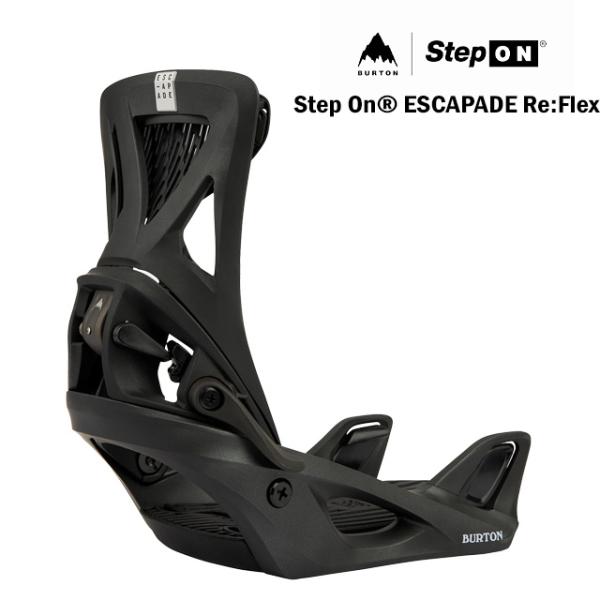 Step On スノーボードバインディング。 Step Onのシンプルさとエスカペイドの多用途性、ハイエンドな快適性、遊び心あふれるライディングが融合。エスカペイドの操作性、多用途性、快適性にStep Onのシンプルさが加わりました。ウィメ...