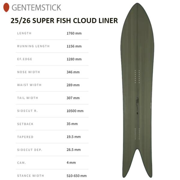 GENTEMSTICK】ゲンテンスティック【SUPER FISH CLOUD LINER