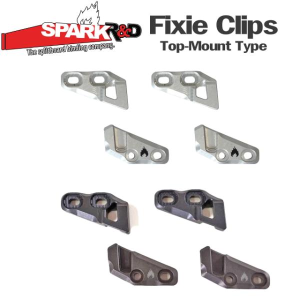 スノーボード SPARK FIXIE CLIPS TOP-MOUNT Fixie Clips, Top-Mount - Spark R&D