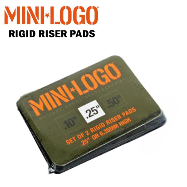 【Mini Logo】 ミニロゴ 【RIZER PAD .25”】 ライザーパッド 6.35mm スケートボード用 2枚セット