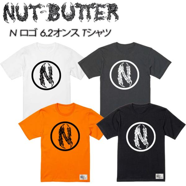 【NUT-BUTTER】 ナットバター 【N ロゴ 6.2オンス Tシャツ】 メンズ 半袖Tシャツ