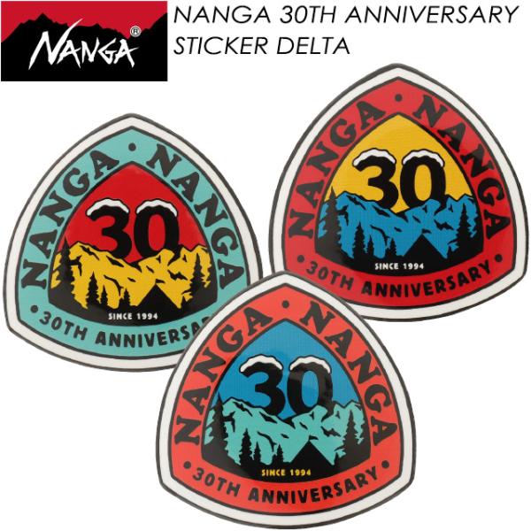 【NANGA】 ナンガ 【NANGA 30TH ANNIVERSARY STICKER DELTA】 ナンガ 30th アニバーサリー ステッカー デルタ NA2443-3G202-A ステッカー