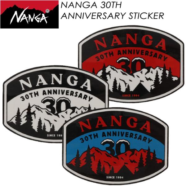 【NANGA】 ナンガ 【NANGA 30TH ANNIVERSARY STICKER】 ナンガ 30th アニバーサリー ステッカー NA2454-3G506-Z ステッカー