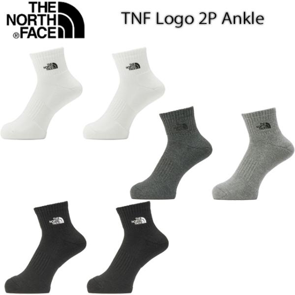 【THE NORTH FACE】 ザ・ノースフェイス 【TNF Logo 2P Ankle】 TNF ロゴ 2P アンクル（ユニセックス） 靴下 / ソックス /  NN82611