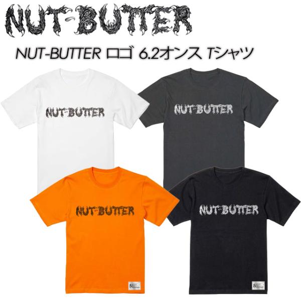 【NUT-BUTTER】 ナットバター 【NUT-BUTTER ロゴ 6.2オンス Tシャツ】 メンズ 半袖Tシャツ