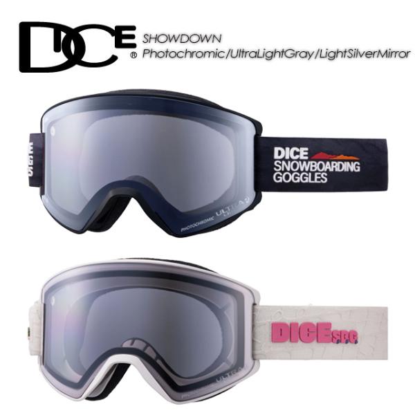 たこDICEゴーグルSHOWDOWNモデルMBKカラー新品未使用 DICE】ダイス 【SHOWDOWN】ショーダウン Photochromic