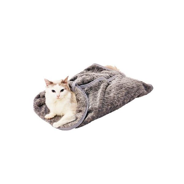 ペティオ necoco あったかもぐり込みブランケット 猫用 毛布 秋冬春用 全年齢 全猫種 ペットベッド ネココ