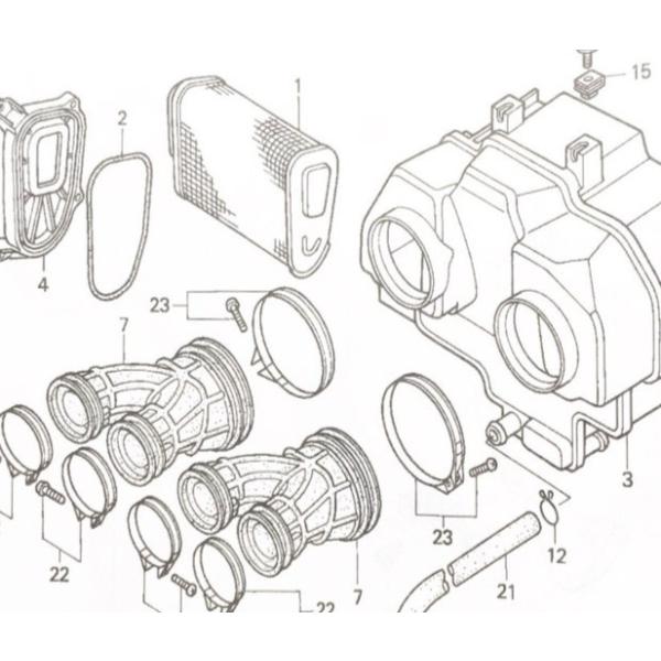 ホンダ（HONDA） CB1300SF(SC40) エアクリーナーエレメント (エア
