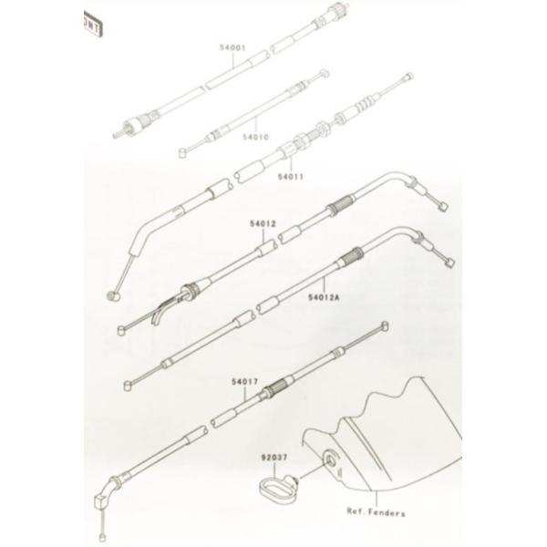 カワサキ（Kawasaki） ZRX400/400-II(ZR400E) 2001年モデル