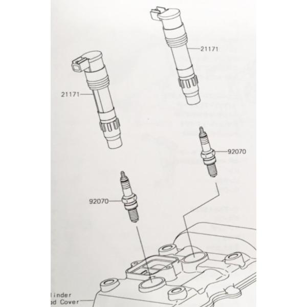 カワサキ（Kawasaki） ニンジャ250(EX250L) イグニッションコイル 1台
