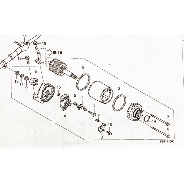 ホンダ（HONDA） ホンダ純正部品 31200-K64-N01 セルモーター