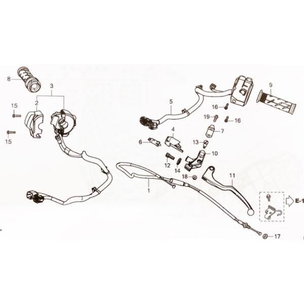 CBR250RR(部品取り)お話中 ホンダ（HONDA） ホンダ純正部品 35200-K64-J03 (35200-K64-J01より
