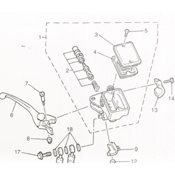 4HM XJR400 純正　ブレンボ　マスターシリンダー　キャリパー　セット 4HM XJR400 純正 ブレンボ マスターシリンダー キャリパー セット