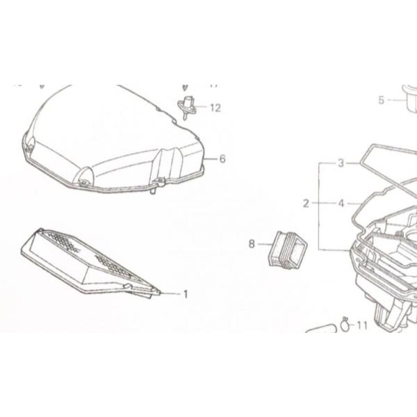 ホンダ（HONDA） CBR1100XXブラックバード(SC35国内仕様) エア