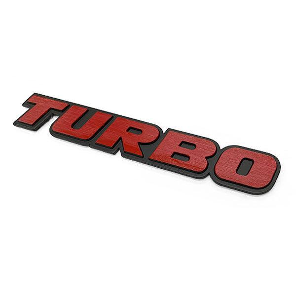 エンブレム 車 ステッカー TURBO ターボ パーツ カー用品 3D 